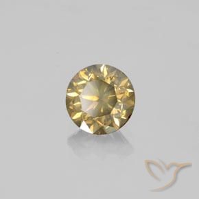 Diamante Champagne naturale da 1.61 ct, Rotondo, SI