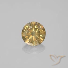 Diamante Champagne naturale da 1.50 ct, Rotondo, SI