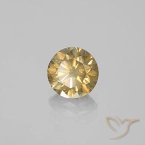 Diamante Champagne naturale da 1.50 ct, Rotondo, SI