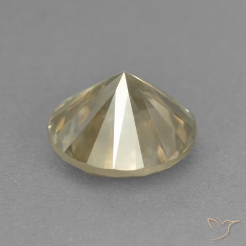 Diamante Color champagne naturale da 1.85 ct, Rotondo, SI