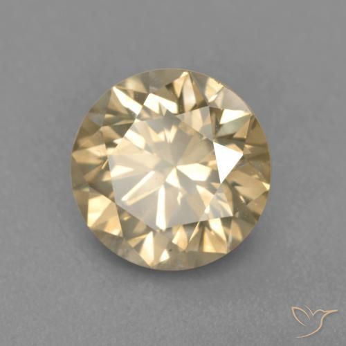 Diamante Color cognac naturale da 1.67 ct, Rotondo, SI