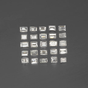 Diamante naturale bianco da  ct, baguette, SI
