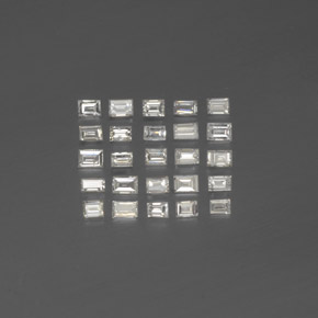 Diamante naturale bianco da  ct, baguette, SI