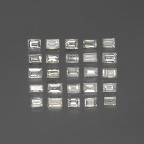 Diamante naturale bianco da  ct, baguette, SI