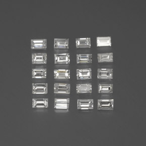 Diamante naturale bianco da  ct, baguette, SI