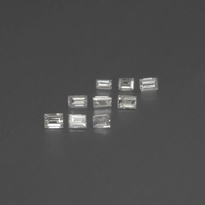 Gemme di Diamante Bianco naturale da  ct, Taglio a baguette, SI