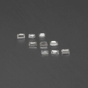 Gemme di Diamante Bianco naturale da  ct, Taglio a baguette, SI