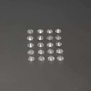 Gemme di Diamante Bianco naturale da  ct, Rotondo, SI