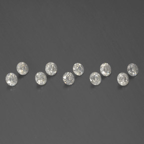 Diamante naturale bianco da  ct, taglio rotondo, SI