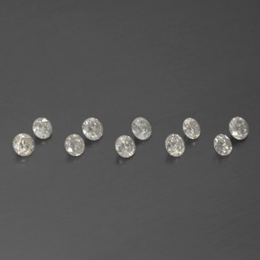 Diamante naturale bianco da  ct, taglio rotondo, SI