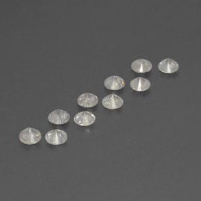 Diamante naturale bianco da  ct, taglio rotondo, SI