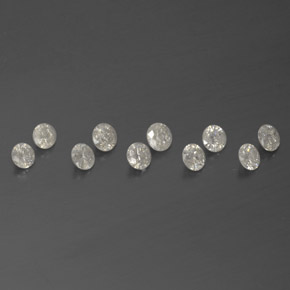 Gemme di Diamante Bianco naturale da  ct, Taglio rotondo, SI