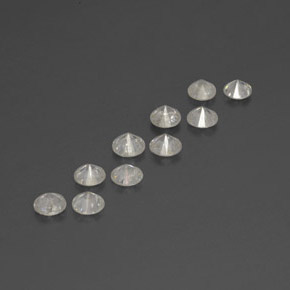 Gemme di Diamante Bianco naturale da  ct, Taglio rotondo, SI