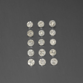 Diamante naturale bianco da  ct, taglio rotondo, SI