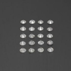 Gemme di Diamante Bianco naturale da  ct, Taglio rotondo, SI