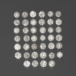 Gemme di Diamante Bianco naturale da  ct, Taglio rotondo, SI