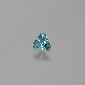 Diamante Blu naturale da 0.14 ct, Taglio trillion, SI