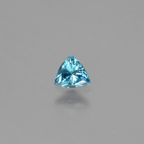 Diamante naturale blu da 0,17 ct, trillion, SI
