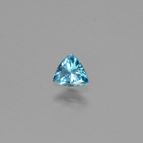 Diamante naturale blu da 0,17 ct, trillion, SI