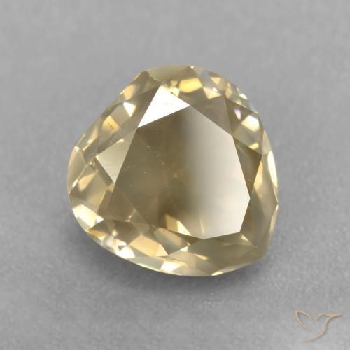 2.49ct Naturale Color cognac Diamante, Forma a pera, SI