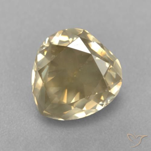 Diamante Color cognac naturale da 2.49 ct, Forma a pera, SI