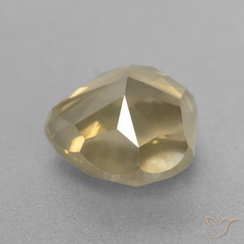 Diamante Color cognac naturale da 2.49 ct, Forma a pera, SI