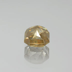 Diamante naturale oro da 2,74 ct, taglio smeraldo, SI
