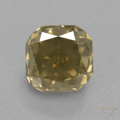 Diamante Champagne naturale da 1.57 ct, Ottagonale / Taglio smeraldo, SI