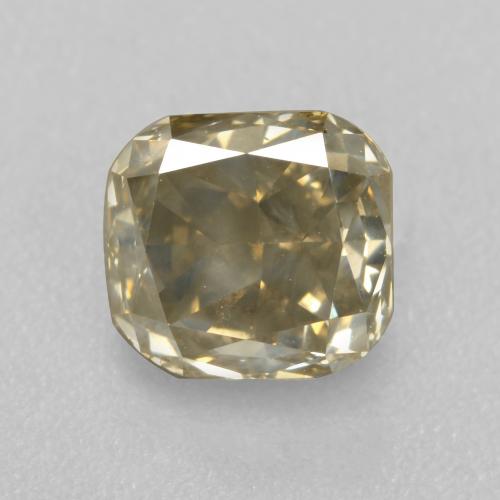 Diamante naturale marrone da 1,21 ct, taglio smeraldo, SI