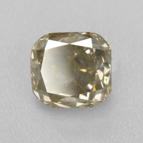 Diamante naturale marrone da 1,21 ct, taglio smeraldo, SI