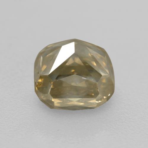 Diamante naturale marrone da 1,21 ct, taglio smeraldo, SI