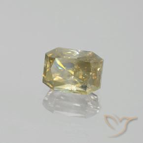Diamante Color champagne naturale da 1.68 ct, Ottagonale / Taglio smeraldo, SI
