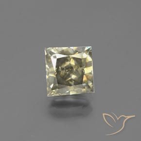 2.09ct Naturale Color cognac Diamante, Quadrato, SI