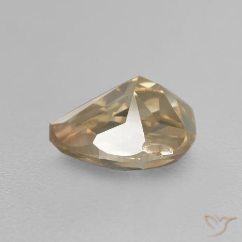 Diamante Caffè Marrone naturale da 1.82 ct, Forma a pera, SI