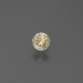 Diamante Color champagne naturale da 0.17 ct, Taglio rotondo, SI