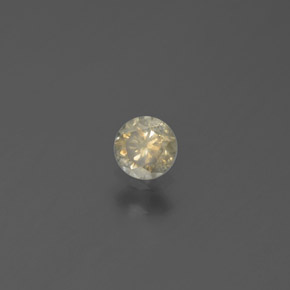 Diamante Color champagne naturale da 0.17 ct, Taglio rotondo, SI