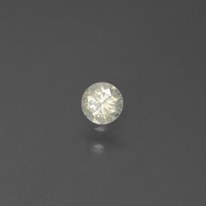 Diamante Color champagne naturale da 0.14 ct, Taglio rotondo, SI