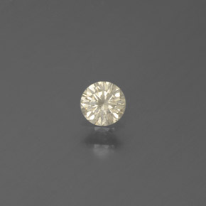 Diamante Color champagne naturale da 0.16 ct, Taglio rotondo, SI