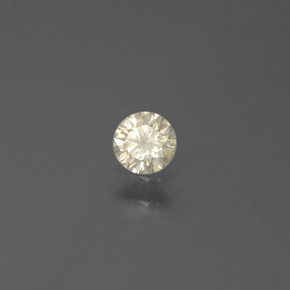 Diamante Color champagne naturale da 0.16 ct, Taglio rotondo, SI
