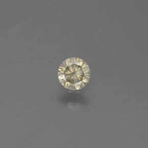 Diamante naturale giallo da 0,14 ct, taglio rotondo, SI