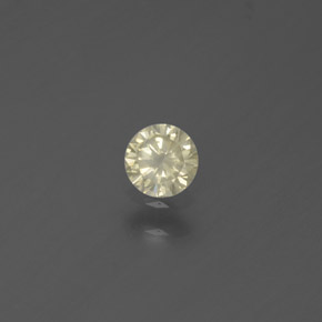 Diamante naturale giallo da 0,18 ct, taglio rotondo, SI
