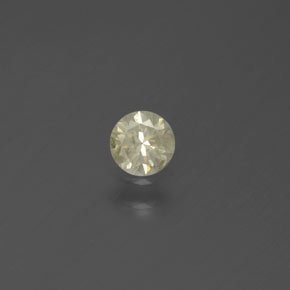 Diamante naturale oro da 0,18 ct, taglio rotondo, SI