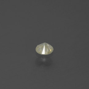 Diamante naturale giallo da 0,09 ct, taglio rotondo, SI