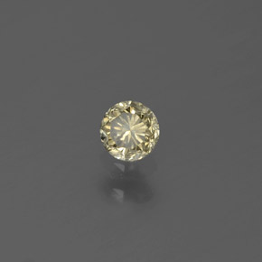 Diamante naturale oro da 0,16 ct, taglio rotondo, SI