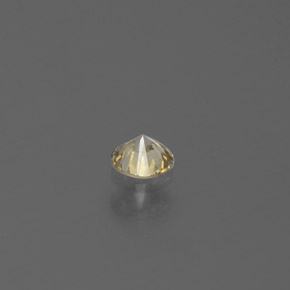 Diamante naturale giallo da 0,12 ct, taglio rotondo, SI