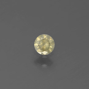 Diamante naturale oro da 0,13 ct, taglio rotondo, SI