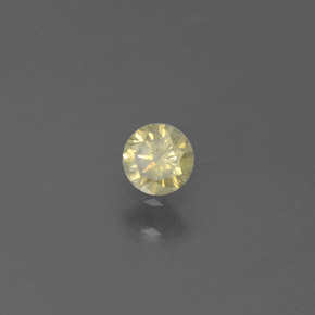 Diamante naturale oro da 0,13 ct, taglio rotondo, SI