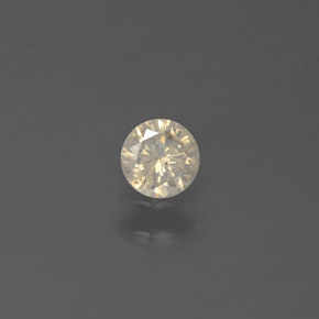 Diamante Color champagne naturale da 0.15 ct, Taglio rotondo, SI