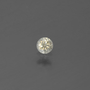 Diamante naturale giallo da 0,08 ct, taglio rotondo, SI