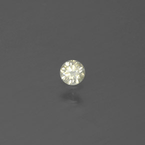 Diamante naturale giallo da 0,06 ct, taglio rotondo, SI